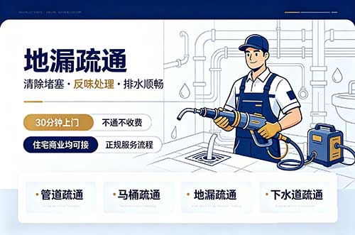 磐石地漏疏通