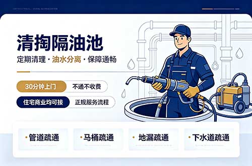 磐石清掏隔油池